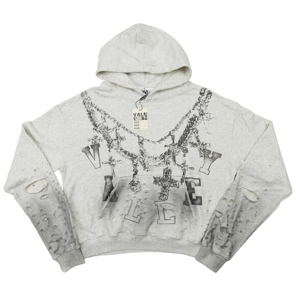 Vale Forever Big Chain Hoodie Sweatshirt Dirty Heather - Picture 1 of 7